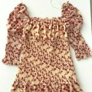 Rococo Sands Floral Ruched Dress